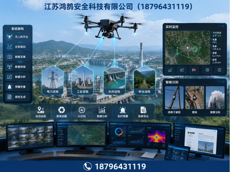 东方无人机巡检系统展示图